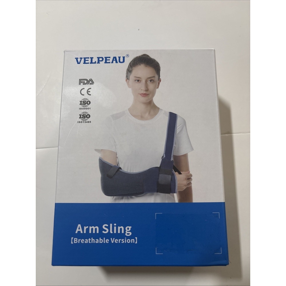 Velpeau Arm Sling Limb Immobilizer VP0306B Size Med Adjustable Straps Breathable